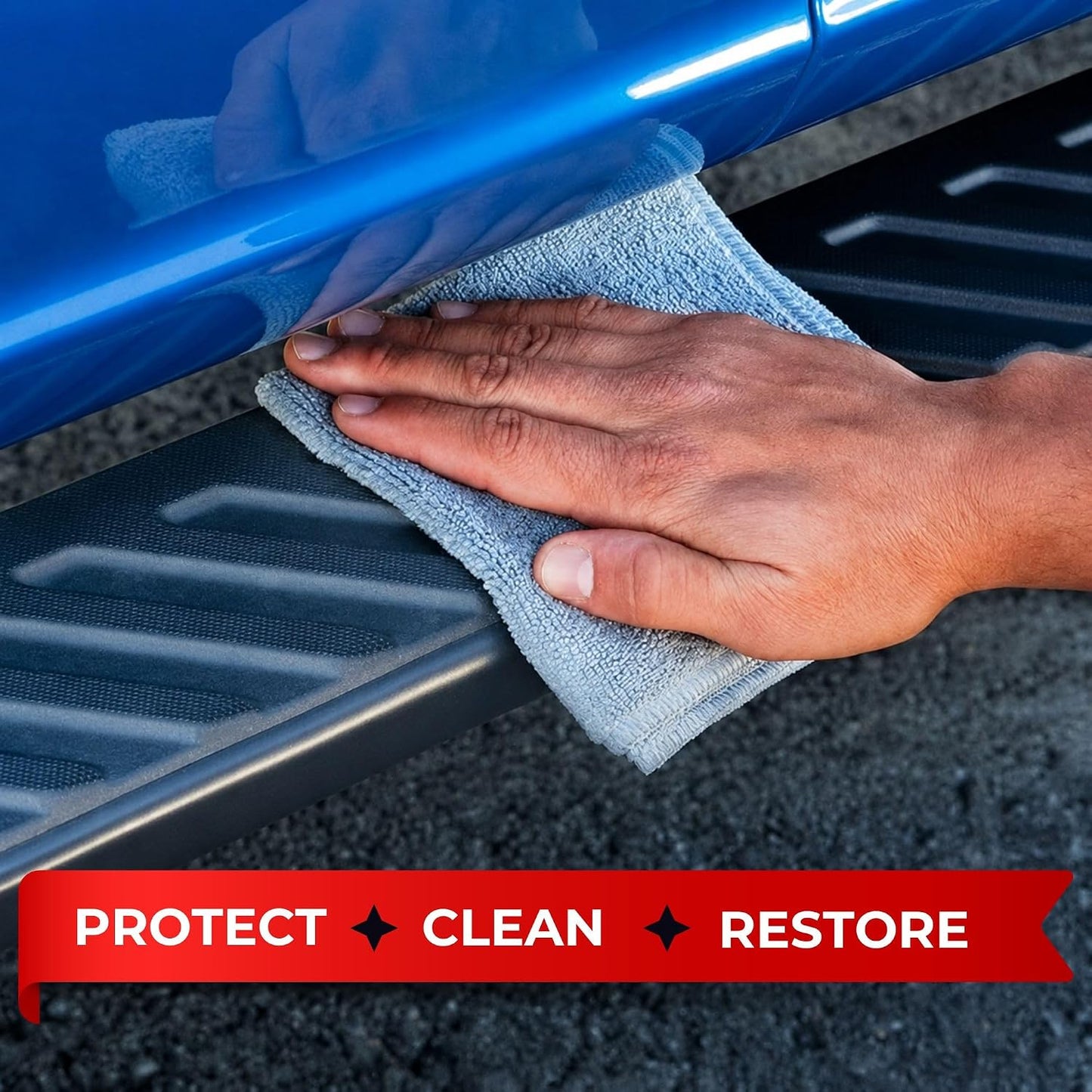 Plastic & Rubber Restorer for Car | Revives Faded Plastic, Rubber & Vinyl Trim | Non-Greasy Formula | Long-Lasting UV Protection | Bumpers, Dashboard, Door Trims, Bike Panels | 250ml