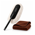 Car Duster with Microfiber Towel Combo | Paraffin Wax Infused Cotton Strands
